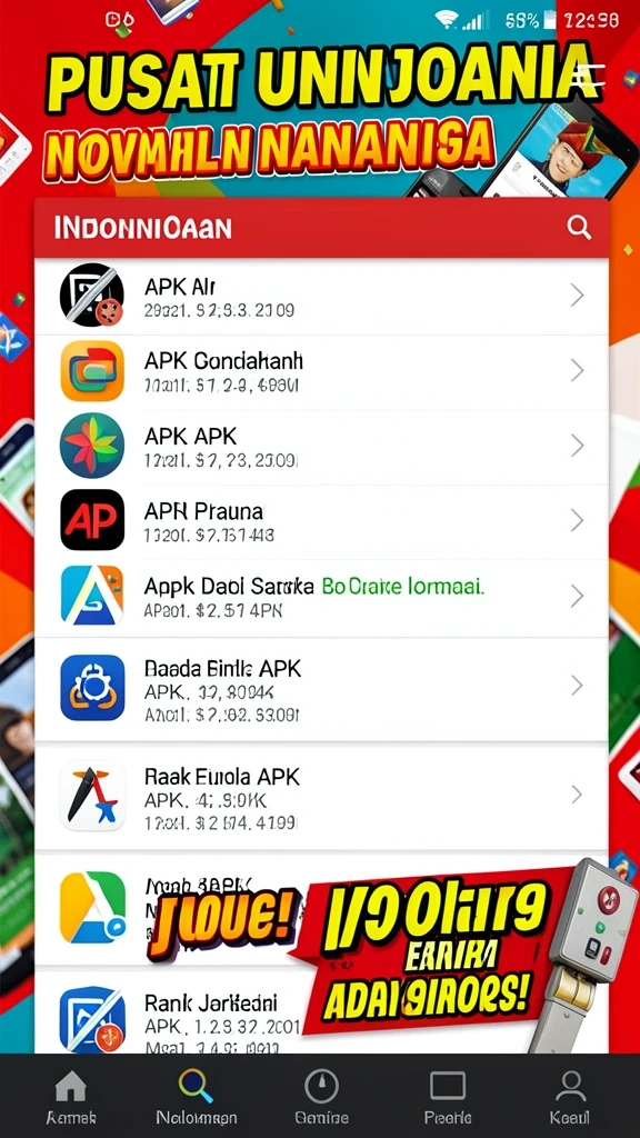 Screenshot menunjukkan tampilan antarmuka yang menarik.