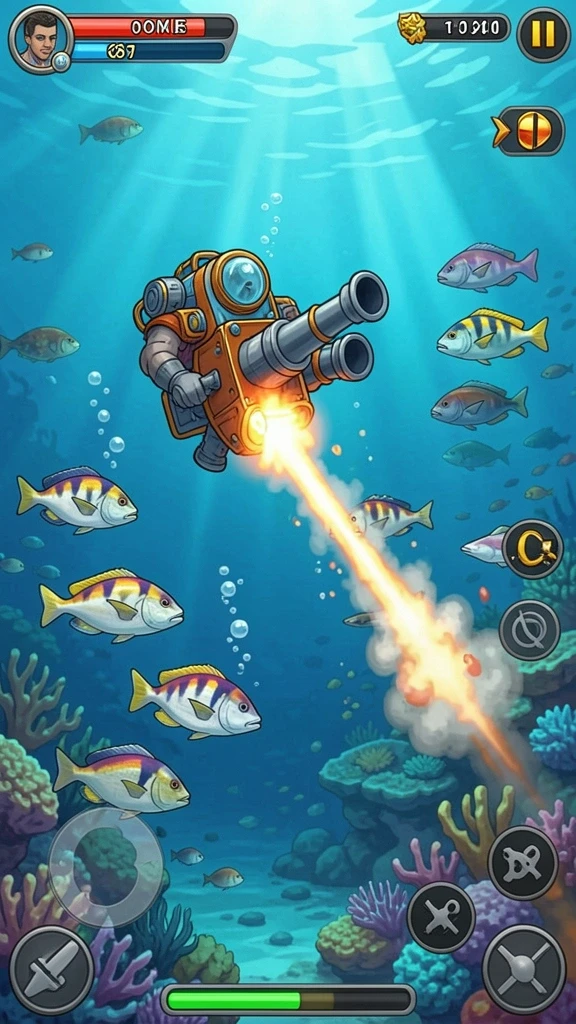 Gameplay yang penuh tantangan dan keseruan.