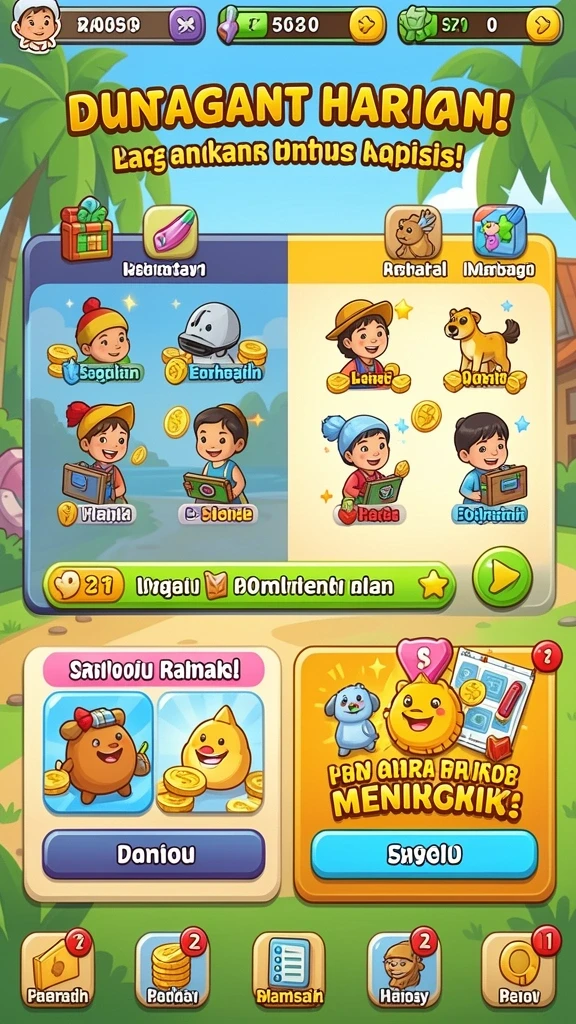 Fitur bonus menarik untuk meningkatkan peluang menang.
