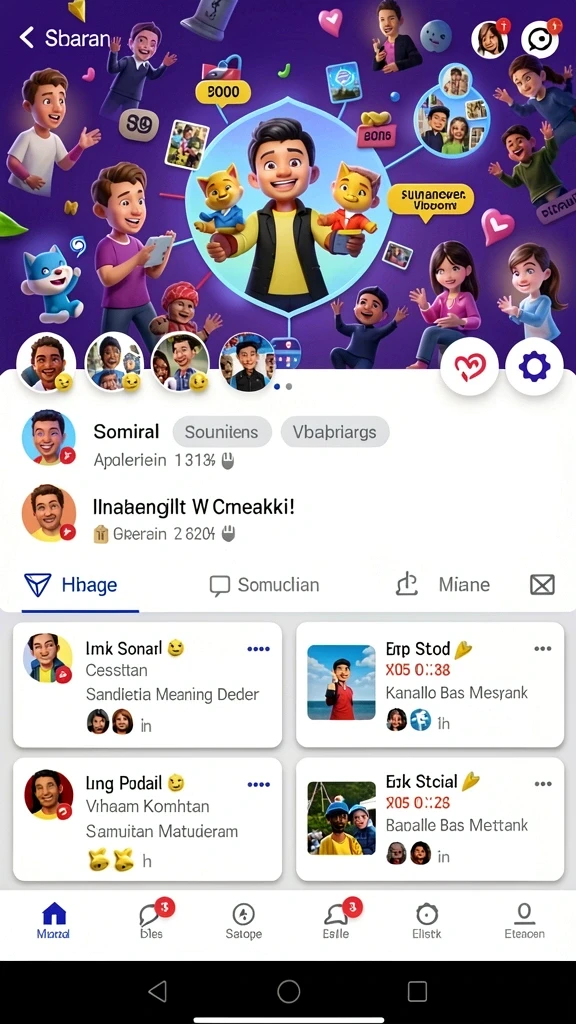 Tangkapan layar ini menampilkan grafik menawan dan dunia permainan yang luas.