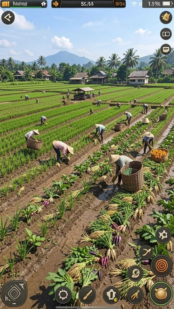 Menu misi yang mudah diakses dan informatif.