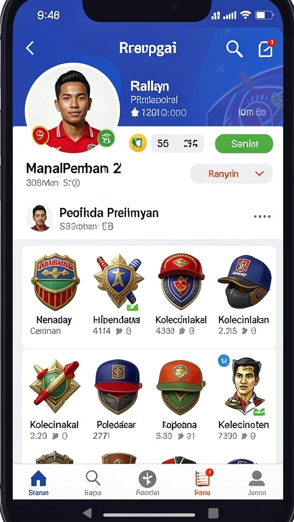 Karakter yang dapat disesuaikan dengan beragam pilihan.