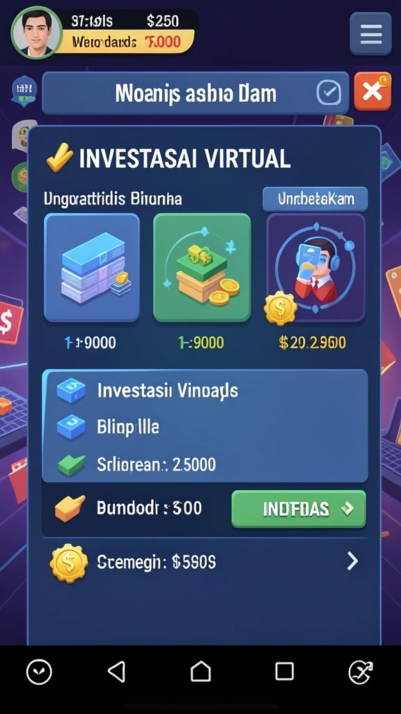 Tampilan awal GOLDRAJA yang menawan dan intuitif.