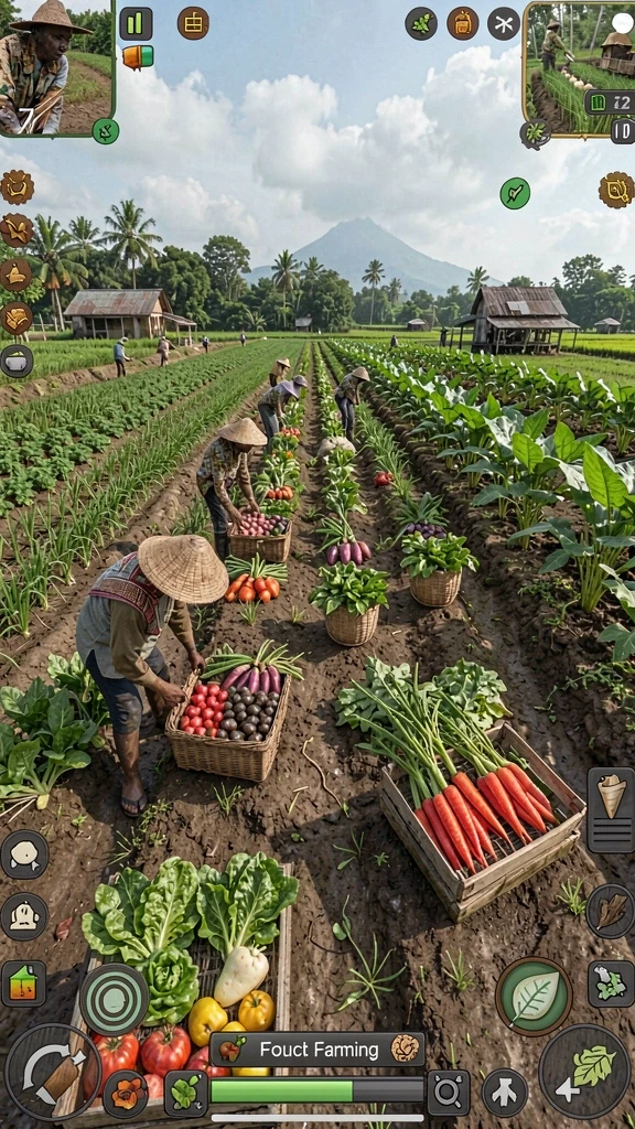 Karakter-karakter lucu dan beragam.