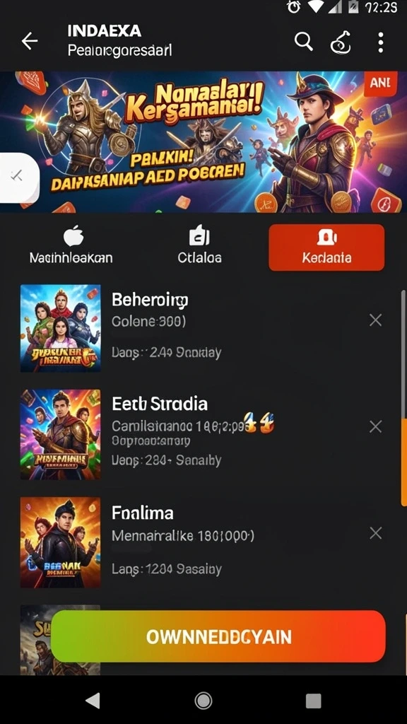 Fitur tantangan harian yang mengasyikkan.