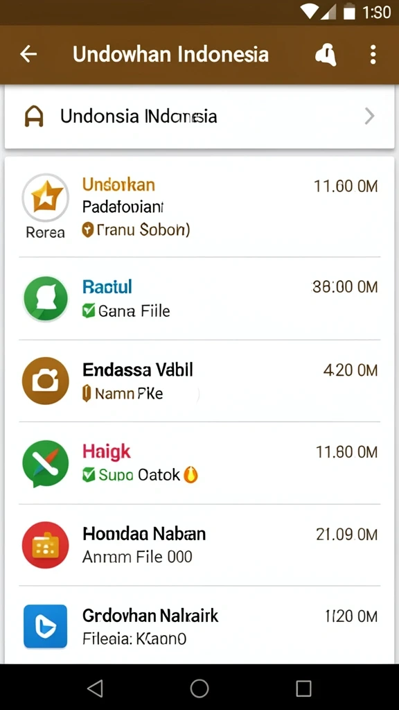 Tampilan permainan yang penuh warna dan menarik.