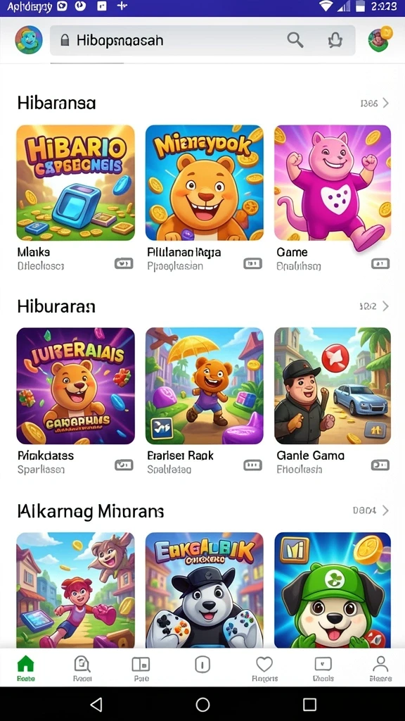 Menampilkan pemandangan indah dari dunia KAGANDAN.