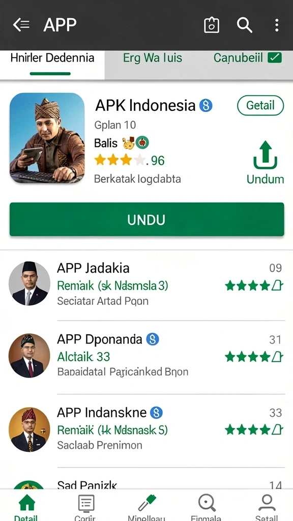 Tampilan antarmuka yang menarik dan user-friendly.