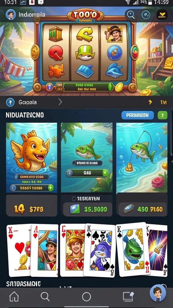 Berbagai tema permainan slot yang beragam.
