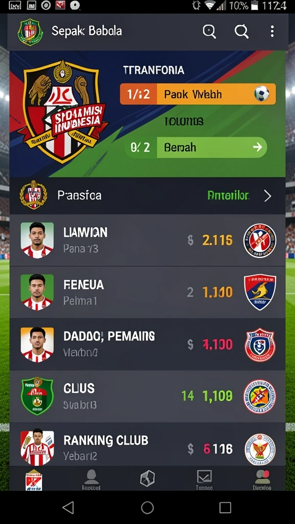 Beragam pilihan permainan yang menghibur.