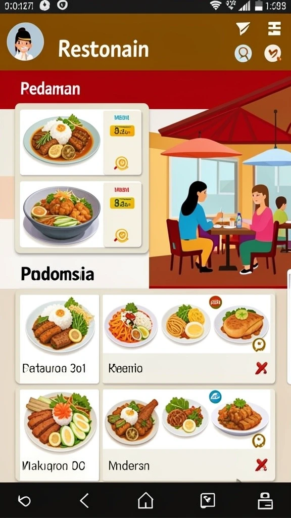 Tampilan antarmuka yang menarik dan ramah pengguna.