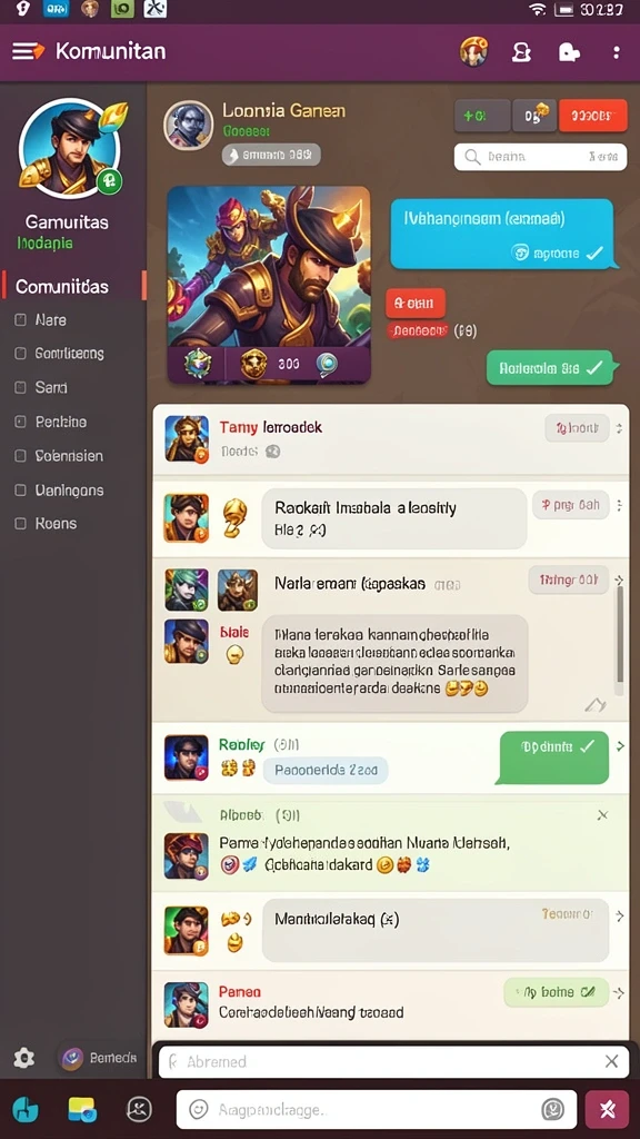 Fitur multiplayer memungkinkan bersaing dengan teman secara real-time.