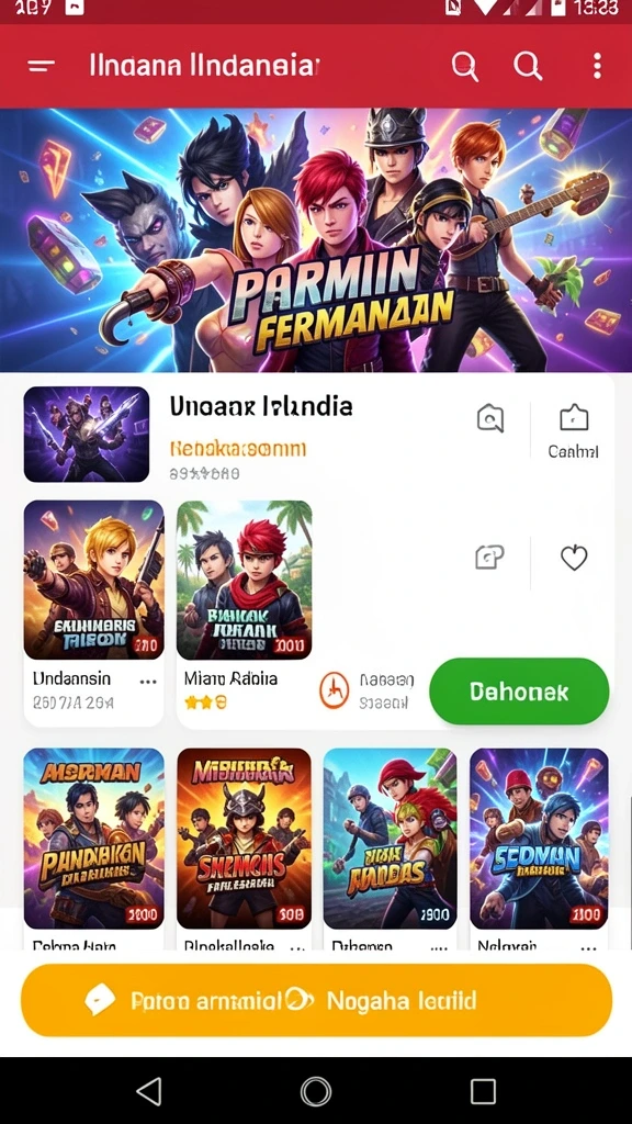 Tampilan antarmuka yang menarik dan intuitif.