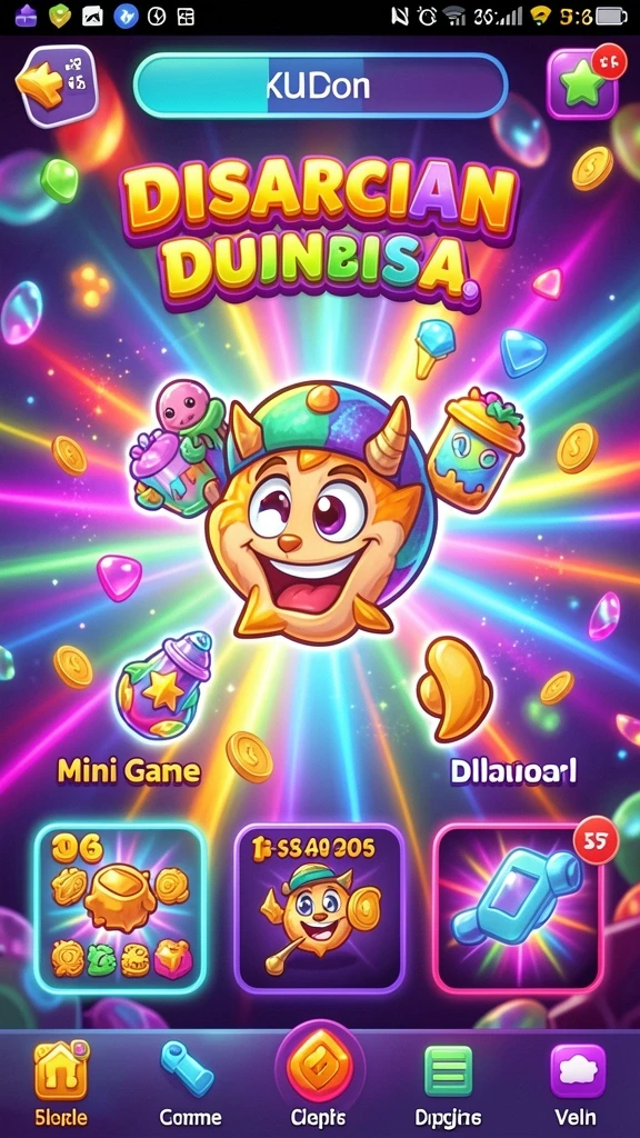 Tampilan utama aplikasi NUSANTARATOTO yang menarik.