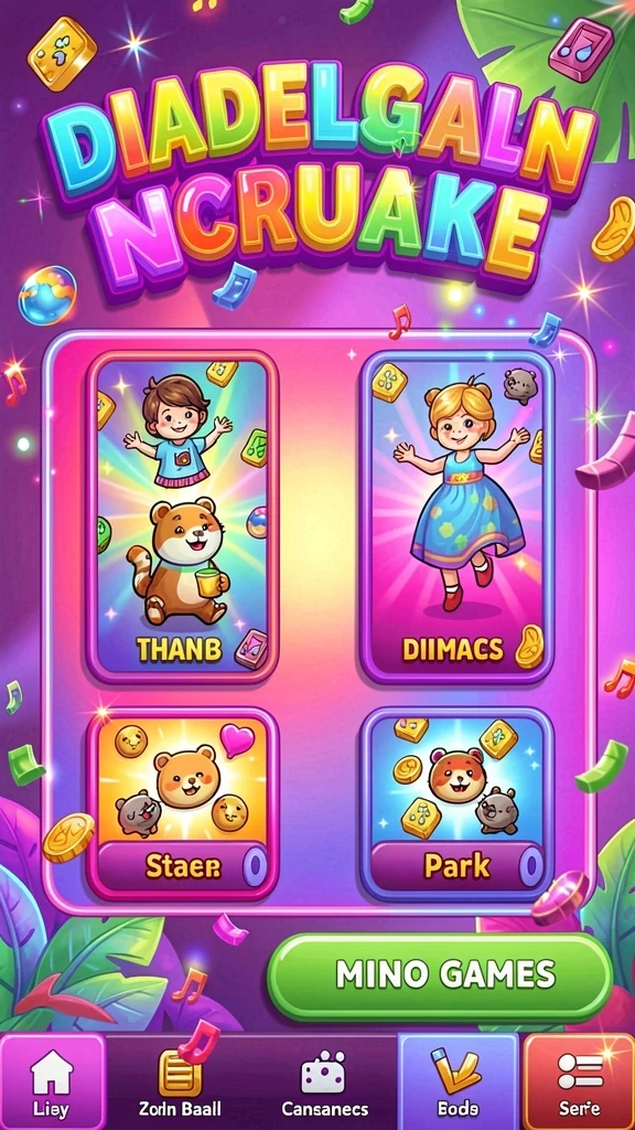 Screenshot menampilkan tampilan awal game OKJKT.