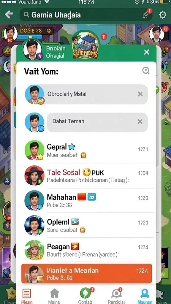 Karakter dengan kemampuan unik siap beraksi.