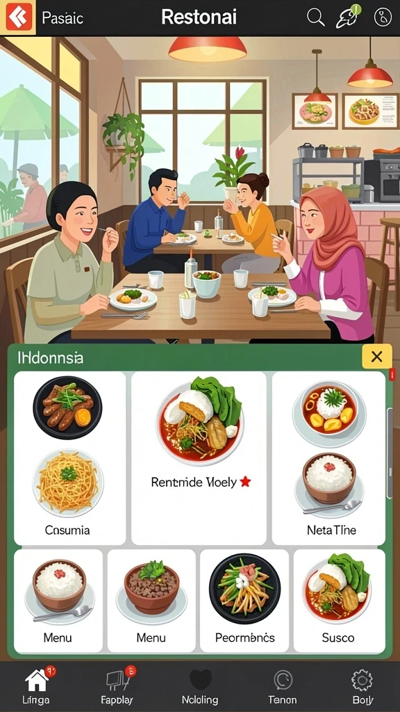 Tampilan awal permainan POPOTOGEL yang menarik.