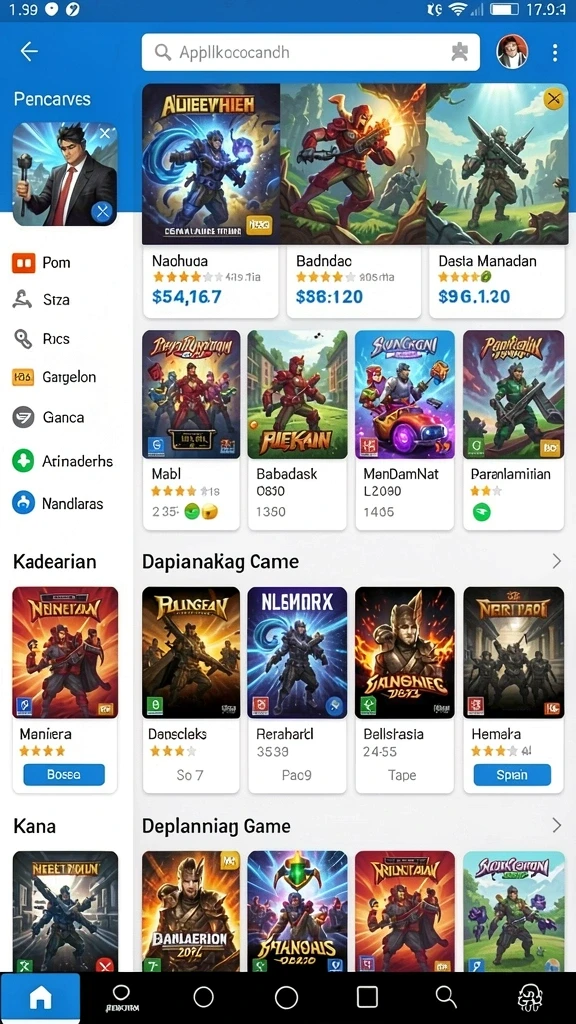 Tampilan antarmuka pengguna yang intuitif.