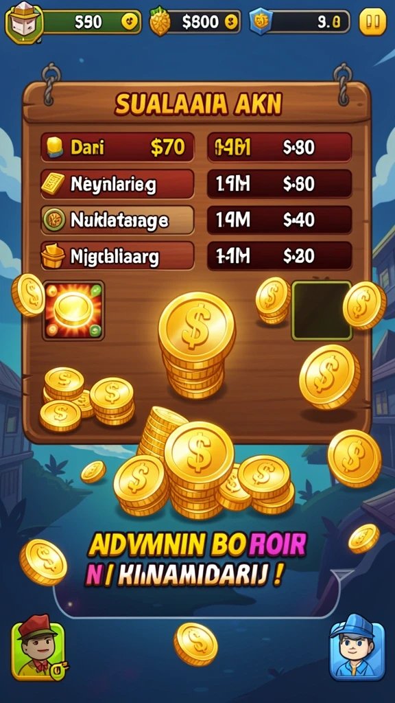 Karakter yang dapat disesuaikan sesuai keinginan pemain.