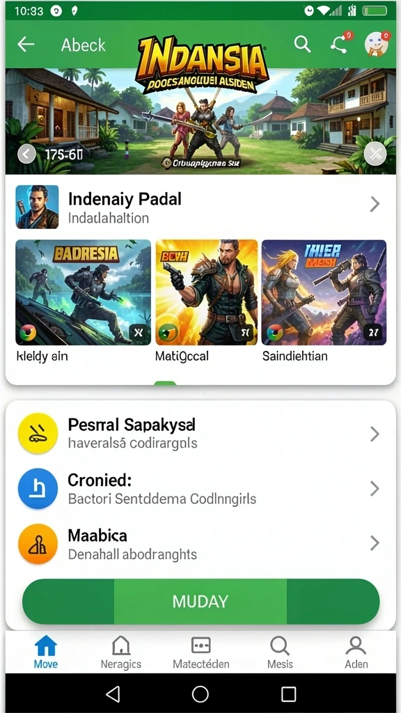 Berbagai pilihan permainan togel yang tersedia.
