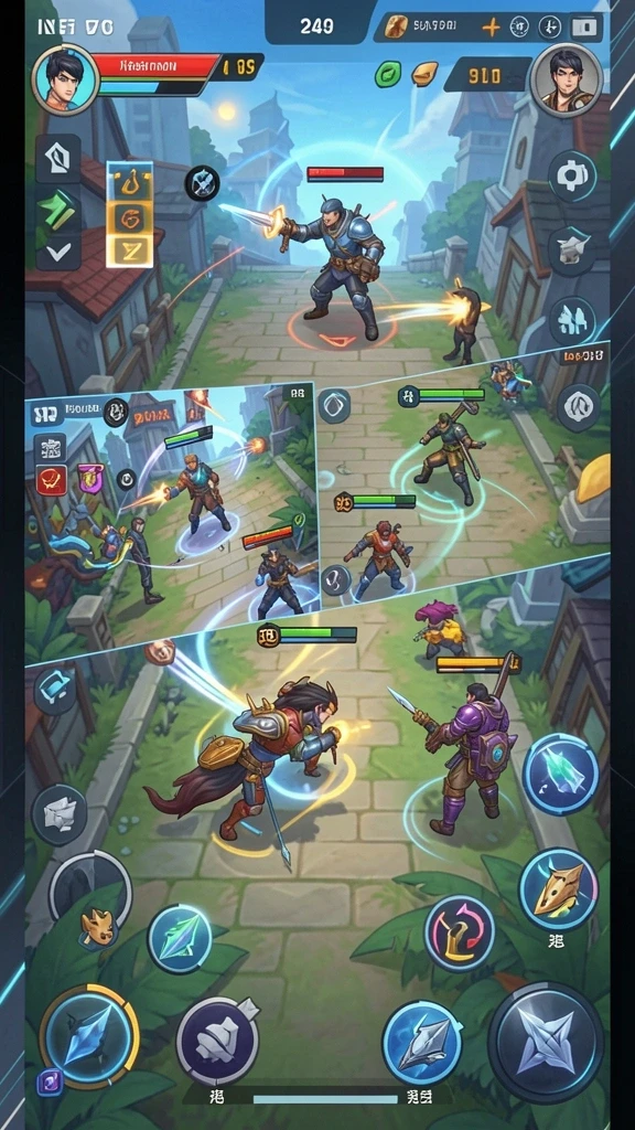 Mode multiplayer memungkinkan bermain bersama teman dan pemain lain.
