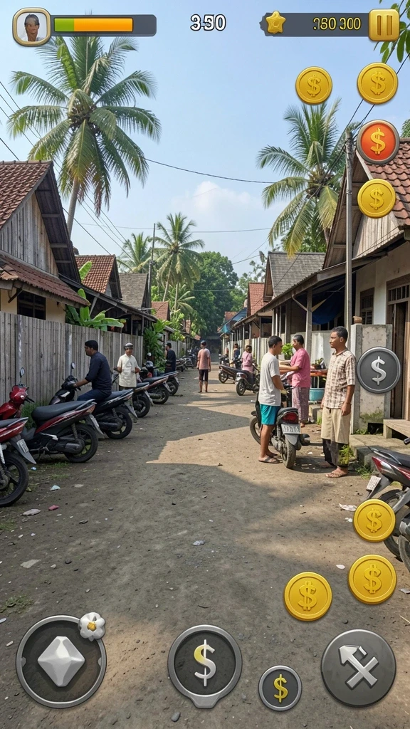 Tampilan awal aplikasi SERURP yang menarik dan penuh warna.