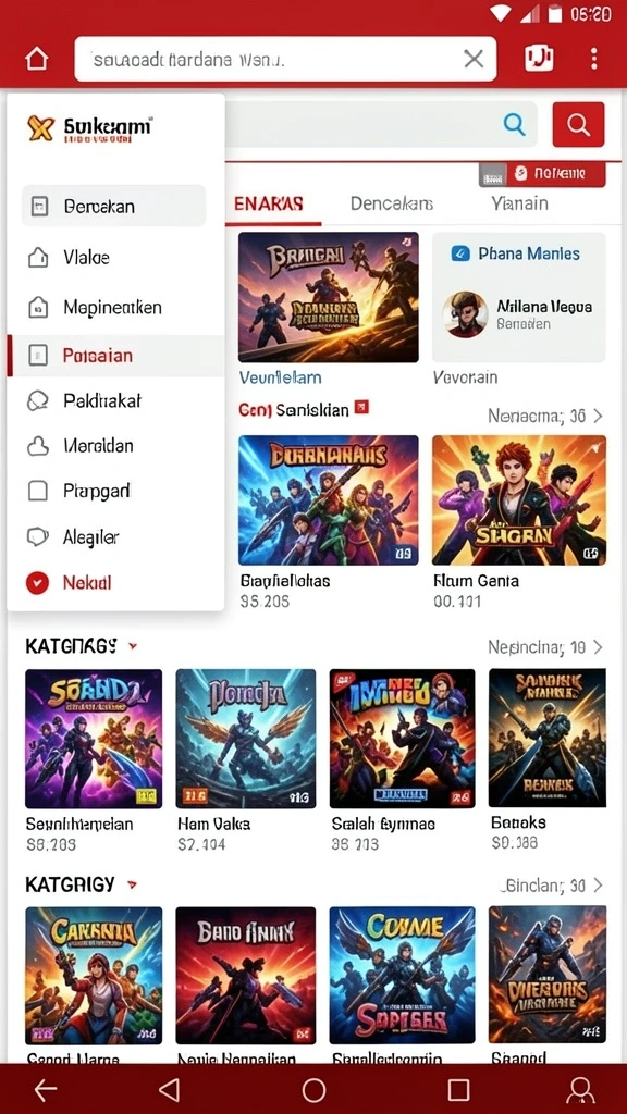 Deskripsi antarmuka pengguna yang intuitif dan mudah dipahami.