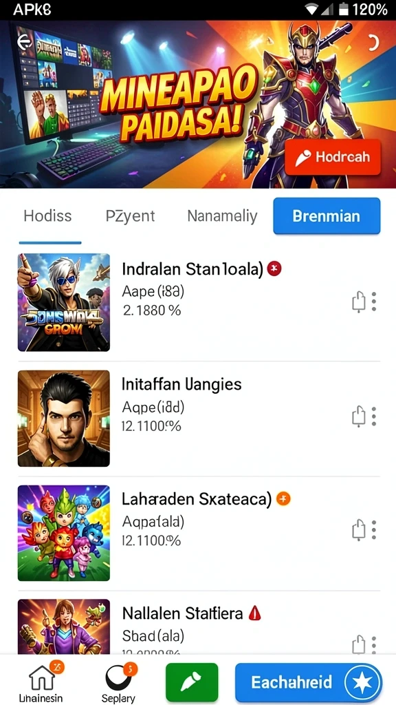 Tampilan awal permainan TEMPOTOTO yang menawan.