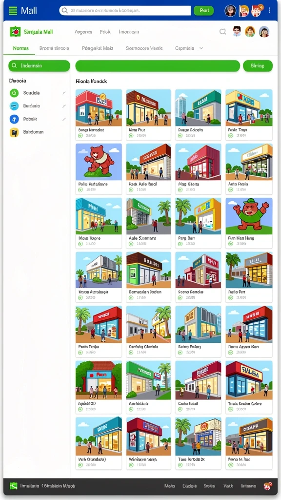 Karakter-karakter unik dengan kemampuan yang berbeda.