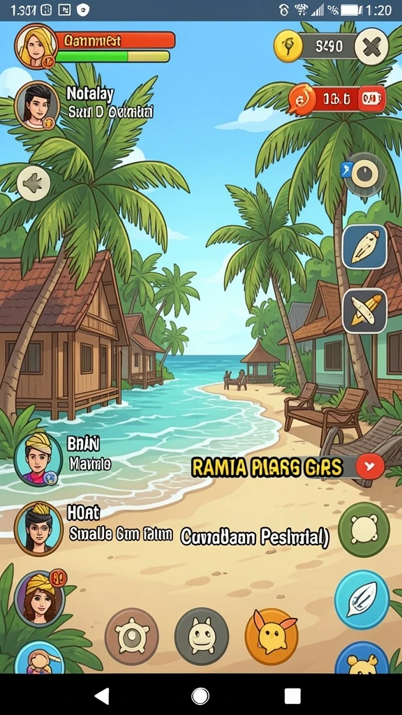 Screenshot menampilkan opsi kustomisasi Vespa yang menarik.