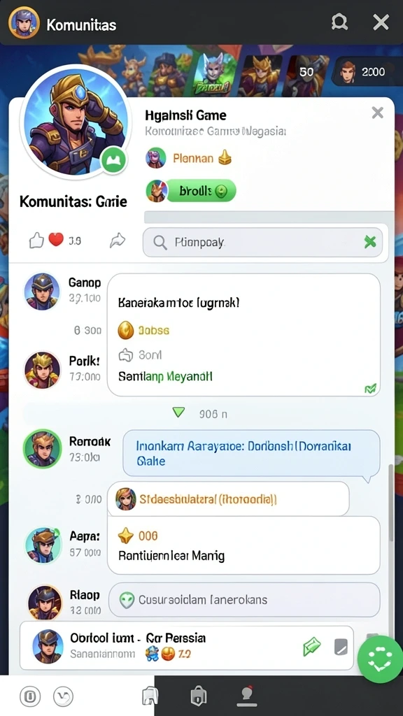 Karakter utama menjelajahi dunia yang memukau.
